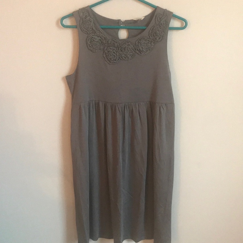 Fossil gray dress.